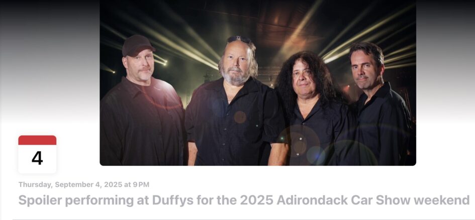 Spoiler @ Duffy’s Tavern (September 4, 2025)