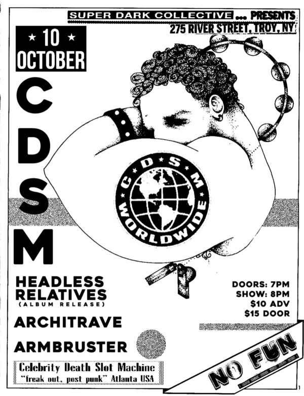 Celebrity Death Slot Machine / Headless Relatives / Architrave / Armbruster @ No Fun (October 10, 2025)
