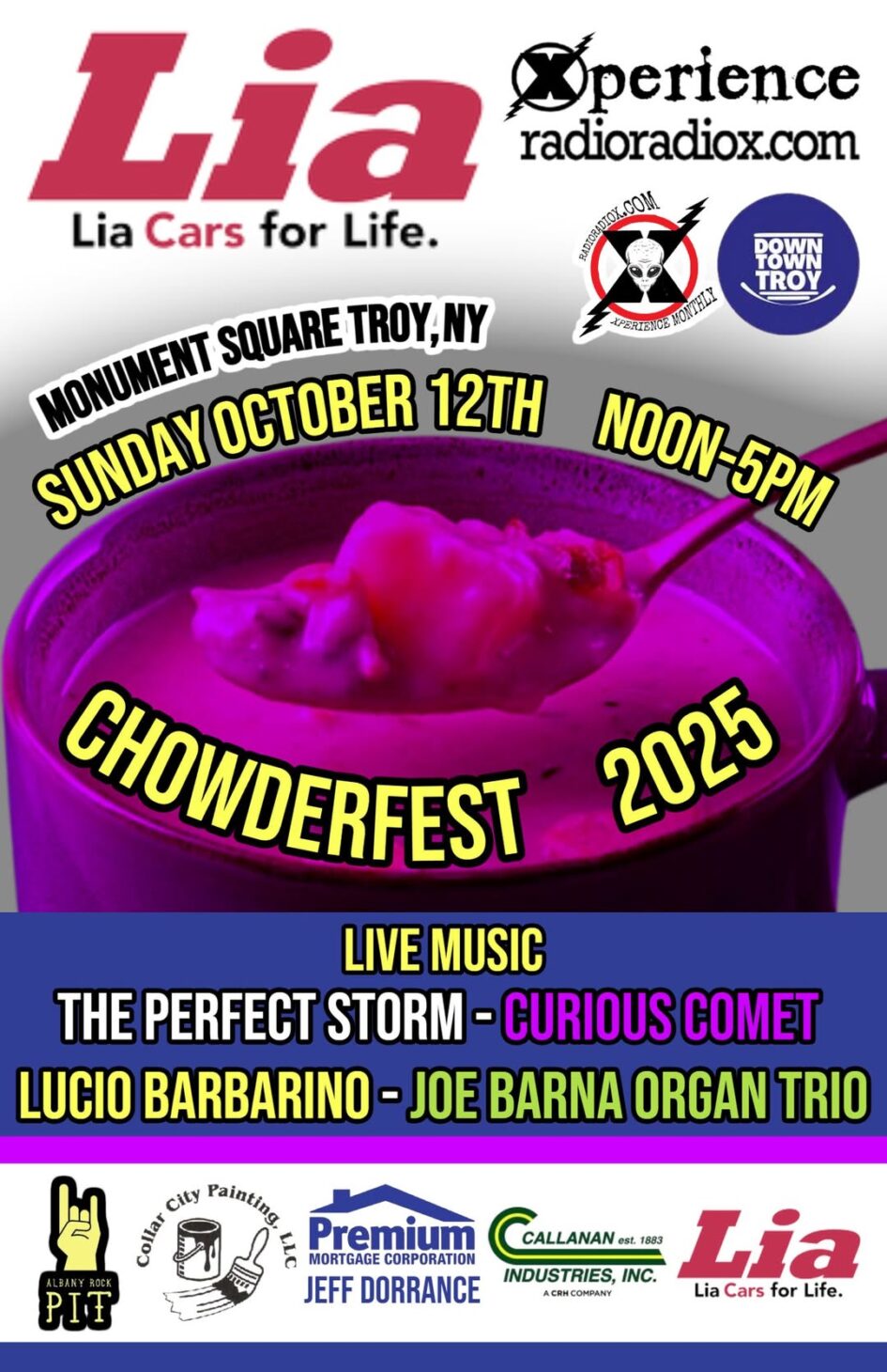 “Troy Chowderfest” @ Downtown Troy (October 12, 2025)