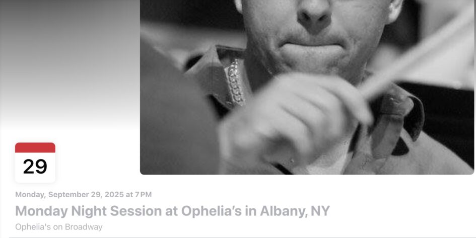 “Monday Night Jam Session” @ Ophelia’s (September 29, 2025)