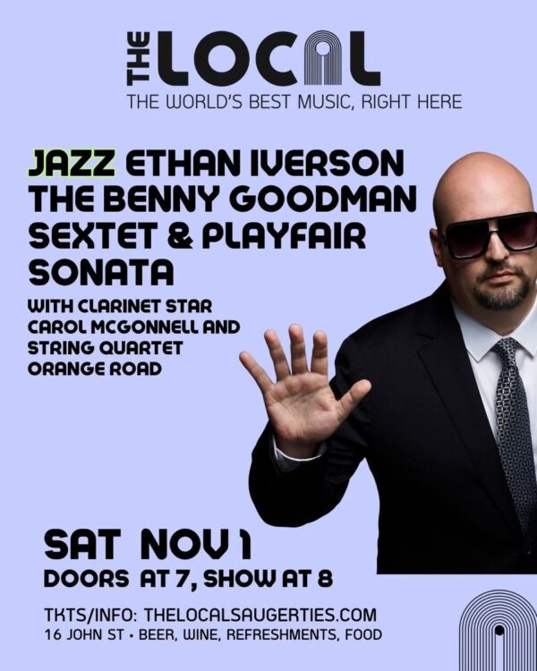 Ethan Iverson with Carol McGonnell and Orange Road Quartet @ The Local (November 1, 2025)
