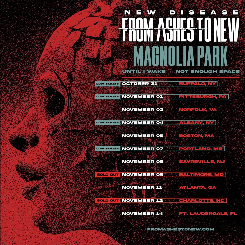 From Ashes to New / Magnolia Park / Until I Wake / Not Enough Space @ Empire Live (November 4, 2025)