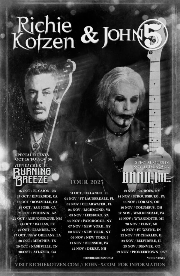 Richie Kotzen / John 5 / BAND, Inc. @ Cohoes Music Hall (November 13, 2025)